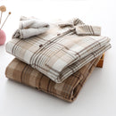 Thick Velvet Plaid Shirts Women Winter Warm Blouses and Tops New Casual Woolen Shirt Jacket Female Clothes Coat Outwear C17001X