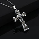 2021 Fashion New Black Rectangle Pendant Necklace Men Trendy Simple Stainless Steel Chain Men Necklace Jewelry Gift