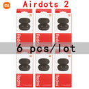 3/6 pieces/lot Xiaomi Redmi Airdots 2 TWS Wireless Earphone AI Control Gaming Headset With Mic Original Xiaomi Airdot S Earbuds