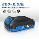 PROSTORMER 2000mAh/4000mAh work on 20V Lithium-Ion series Cordless Dirll/Brushless Wrench/Screwdriver/Circular Saw/Jig Saw