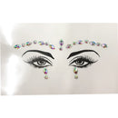 3D Sexy face tattoo stickers Temporary tattoos glitter fake tattoo rhinestones for woman Party face Jewels tatoo
