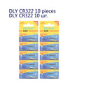 10pcs/lot CR311 CR316 CR322 CR416 CR420 CR425 CR435 DLY ZH Floats Lithium Pin Luminous Electric 3 Votage Fishing Tools Tackle