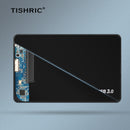 TISHRIC HDD Case External Hard Drive Optibay Enclosure 2.5 Hard Disk Case HDD Box USB 3/2 Sata to USB Multicolor Hard Drive Box