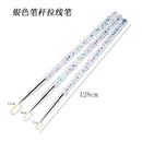 3Pcs Acrylic French Stripe Nail Art Liner Brush Set 3D Tips Manicure Ultra-thin Line Drawing Pen UV Gel Brushes Painting Tools