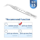 NAGARAKU Eyelash Extension Tweezers Makeup Stainless Steel Non-magnetic Pincet Volume Eyelash Tweezers 3D accurate