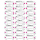 12Styles/set Eyebrow Stencil Set Reusable DIY Eye Brow Drawing Guide Styling Shaping Grooming Template Card Easy Makeup