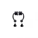 2021 Fake Piercing Nose Ring Alloy Nose Piercing Hoop Septum Rings For Women Fashion Body Jewelry Gifts Magnetic Fake Piercing