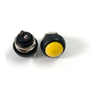 7Pcs PBS-33b 2Pin Mini Switch 12mm 12V 1A Waterproof momentary Push button Switch since the reset Non-locking