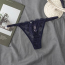Women Sexy Lace Panties G String Transparent Underwear Hollow Out Panties Mesh Thongs Sex Low Waist Seamless Briefs Lingerie