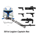 DISNEY ARC Clone Troopers Building Blocks LUKE Skywalker Mandalorians Boba Fett Palpatine Yoda R2D2 Bricks Action Figures Toys