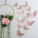 12pcs Suncatcher Sticker 3D Effect Crystal Butterflies Wall Sticker Beautiful Butterfly for Kids Room Wall Decal Home Decoration