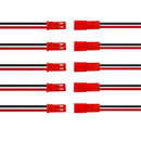 10Pairs 100mm 200mm 2 Pin JST Plug Connector Male+Female Plug Connector Cable Wire for RC Toys Battery LED Lamp