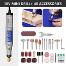 HILDA 18V Engraving Pen Mini Drill Rotary tool With Grinding Accessories Set Multifunction Mini Engraving Pen