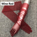 Fashion Long Sheer Tulle Gloves Ultra Thin Stretchy Full Finger Mittens Mesh Elbow Wedding Bride Gloves Halloween Accessory