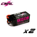 2PCS CNHL 4S 6S 14.8V 22.2V Lipo Battery 1100mAh 1300mAh 1500mAh 100C With XT60 For FPV Airplane Drone Quadcopter Helicopter