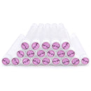 20Pcs Reusable Eyebrow Brush Tube Dust-Proof Eyelash Brush Tube Replaceable Makeup Brushes Mascara with New Eyelash Resin Drill