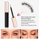Magnetic Eyelashes 3D Mink Eyelashes Magnetic Eyeliner Magnetic Lashes Short False Lashes Lasting Handmade Eyelash Makeup Tool