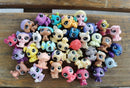 15PCS Littlest Pet Baby Shop LPS Tiniest Mini Figure Original Super Tiny Animal Sheep Bird Bunny Kids Toy Collectibles