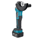 Drillpro 125mm Rechargable Electric Angle Grinder Grinding Cordless 388VF Brushless Power Tools Machine For Makita 18V Battery