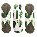 1 Pcs Natural Bamboo Charcoal Sanitary Pads For Normal Reusable Cotton Protection Female Sanitary Napkin