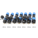 SP13 IP68 waterproof connector male plug & female socket 1/2/3/4/5/6/7/9 pin panel Mount wire cable connector aviation plug