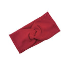 1 PCS Spring Summer Solid Color Baby Headband Girls Twisted Knotted Soft Elastic Baby Girl Headbands Hair Accessories Large Size