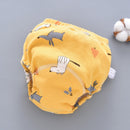 Hot 6 Layer Waterproof Reusable Cotton Baby Training Pants Infant Short Underwear Cloth Baby Diaper Nappies Panties for Children