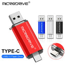 OTG USB Flash Drive Type C Pen Drive 512GB 256GB 128GB 64GB 32GB USB Stick 16gbPendrive for Type-C Device