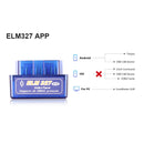 Bluetooth ELM327 V2.1 V1.5 Auto OBD Scanner Code Reader Tool Car Diagnostic Tool Super MINI ELM 327 For Android