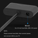 Sata to Usb 3.0 Cable 22PIN SATA Adapter Support 12TB Power supply for PC 2.5/3.5 inch Hard Drive HDD SSD laptop