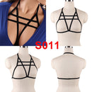Pentagram Harness For Women Cheapest Garter Belt Erotic Goth Accessories Bondage Cupless Bra Festival Clothes Rave Sexy Lingerie