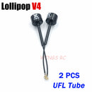 Foxeer Antenna Lollipop 4 V4 FPV Antenna 5.8G 2.6Dbi Stubby RHCP SMA RPSMA UFL Straight/Angle MMCX 7.2g For FPV RC Racing Drone