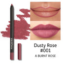 1PC Matte Lipsticks Pen Natural Waterproof Lip Liner Pencil Contour Makeup Sexy Brown Lip Stick Long Lasting Cosmetic Tools