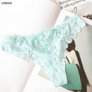 Women Sexy Lace Panties G String Transparent Underwear Hollow Out Panties Mesh Thongs Sex Low Waist Seamless Briefs Lingerie