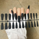 24Tips/Set Matte Super Long Coffin False Nail Artificial Fingernails Fake Nails Nail Beauty Finger Manicure Free Shipping Items