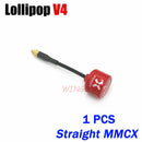 Foxeer Antenna Lollipop 4 V4 FPV Antenna 5.8G 2.6Dbi Stubby RHCP SMA RPSMA UFL Straight/Angle MMCX 7.2g For FPV RC Racing Drone