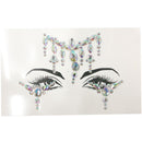 3D Sexy face tattoo stickers Temporary tattoos glitter fake tattoo rhinestones for woman Party face Jewels tatoo