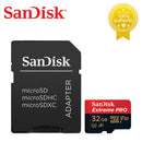 SanDisk Extreme Pro Flash 128GB Card Micro SD Card SDXC UHS-I 400GB 256GB 64GB U3 V30 TF Card Memory Card Adapter for Camera DJI