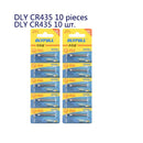 10pcs/lot CR311 CR316 CR322 CR416 CR420 CR425 CR435 DLY ZH Floats Lithium Pin Luminous Electric 3 Votage Fishing Tools Tackle