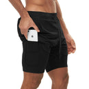 2022 Camo Running Shorts Men 2 In 1 Double-deck Quick Dry GYM Sport Shorts Fitness Jogging Workout Shorts Men Sports Short Pants