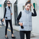 New Fashion Winter Vest For Women Collar Sleeveless Short Coat Women Jacket Waistcoat Female Autumn Women Clothing