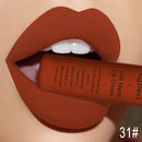 QIBEST Brand 34 Colors Liquid Lipstick Waterproof Matte Nude Lipstick Pigment Red Long Lasting Lip Gloss Women Makeup Lipgloss