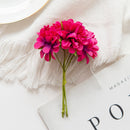 60PCS Artificial Flowers Mini Bouquet Stamen Wedding Party Christmas Decorations for Home DIY Handmade Wreaths Craft Fake Plants