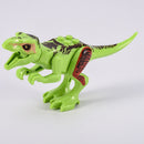 Locking Blocks Jurassic Dinosaurs Tyrannosaurus Rex Wyvern Velociraptor Stegosaurus Building Blocks Toys For Children Dinosaur