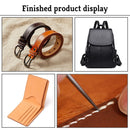LMDZ Wooden Handle Awls DIY Leather Tent Sewing Awl Shoes Repair Tool Hand Stitcher Leather craft Awl Punch Hole Leather Tools