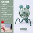 500mAh Stroller Fan Personal Portable Desk Handheld Baby Bed Car Seat Fan USB Rechargeable Fan Mini Stroller Accessories
