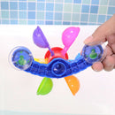 Baby Bath Toys Colorful Waterwheel Bathing Sucker Bathtub Water Spray Play Set Shower Sprinkler Toy For Kids Toddler Children