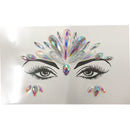 3D Sexy face tattoo stickers Temporary tattoos glitter fake tattoo rhinestones for woman Party face Jewels tatoo