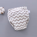 Hot 6 Layer Waterproof Reusable Cotton Baby Training Pants Infant Short Underwear Cloth Baby Diaper Nappies Panties for Children