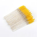 5/50pcs Disposable Brush Crystal Eyelash/Eyebrow Makeup Brush Diamond Handle Mascara Wands Eyelash Extension Tool maquiagem
